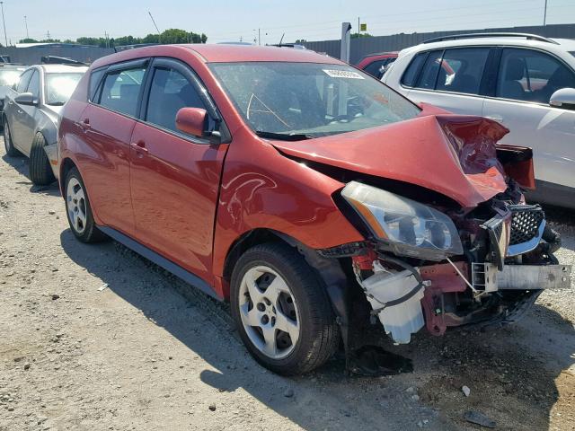 5Y2SP67839Z443447 - 2009 PONTIAC VIBE RED photo 1