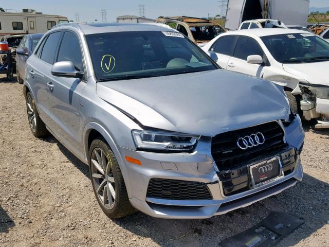 WA1JCCFS0JR025851 - 2018 AUDI Q3 PREMIUM SILVER photo 1