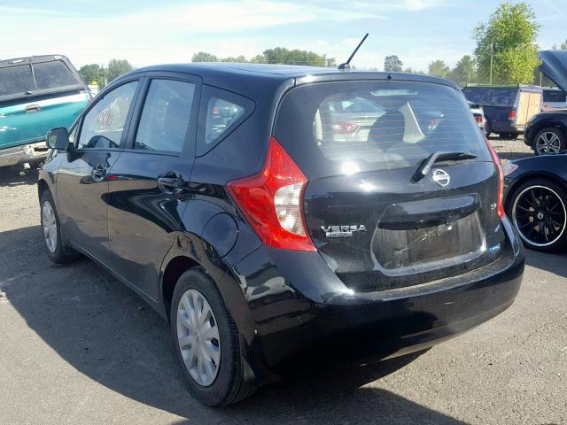 3N1CE2CP3EL350948 - 2014 NISSAN VERSA NOTE BLACK photo 3