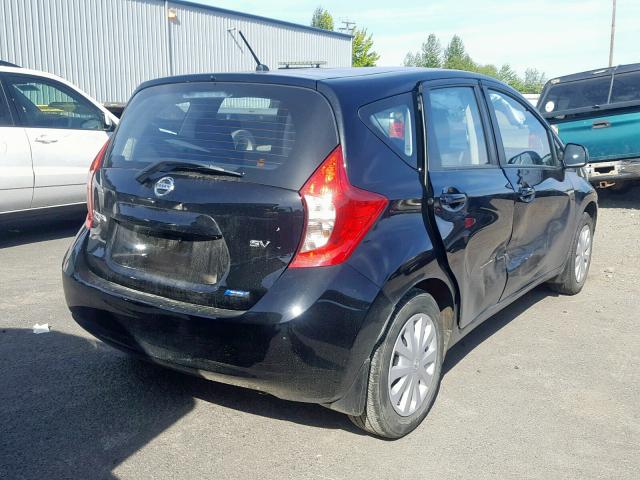 3N1CE2CP3EL350948 - 2014 NISSAN VERSA NOTE BLACK photo 4