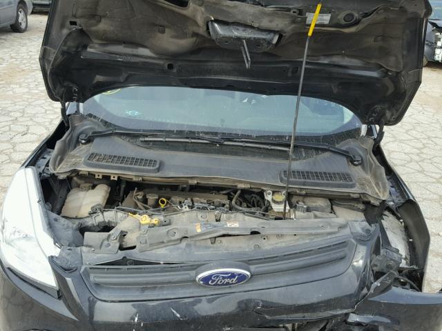 1FMCU0F74EUC75582 - 2014 FORD ESCAPE S BLACK photo 7