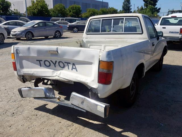 JT4RN81P0K0031299 - 1989 TOYOTA PICKUP 1/2 WHITE photo 4