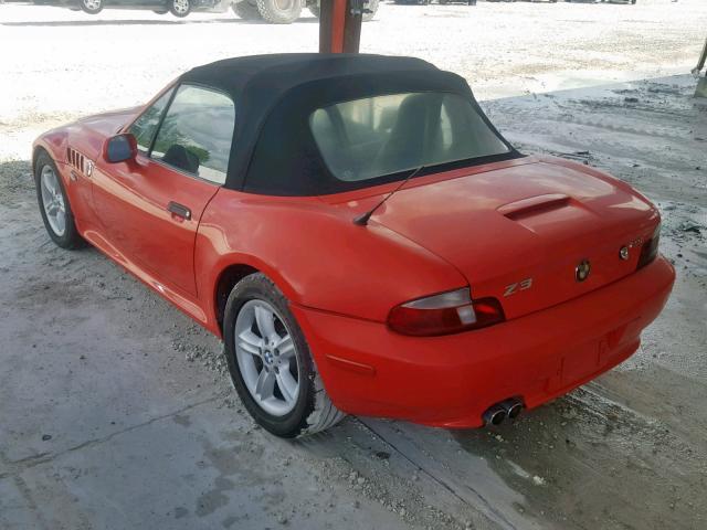 WBACH9345YLF91431 - 2000 BMW Z3 2.3 RED photo 3