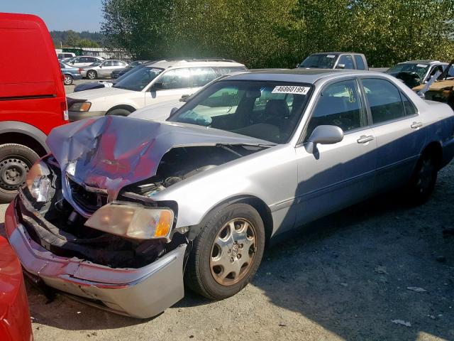 JH4KA9660YC003639 - 2000 ACURA 3.5RL SILVER photo 2