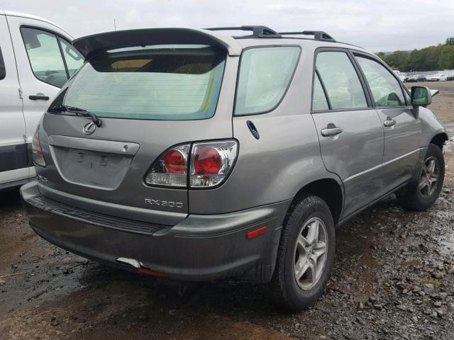 JTJHF10U020263518 - 2002 LEXUS RX 300 GRAY photo 4