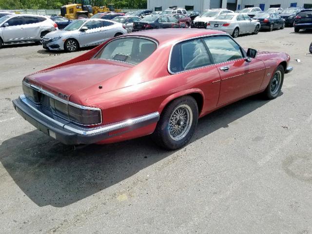 SAJNW5840NC182105 - 1992 JAGUAR XJS RED photo 4