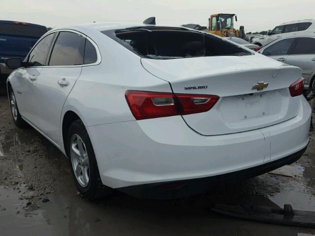 1G1ZC5ST3JF110079 - 2018 CHEVROLET MALIBU LS 白色 照片 3