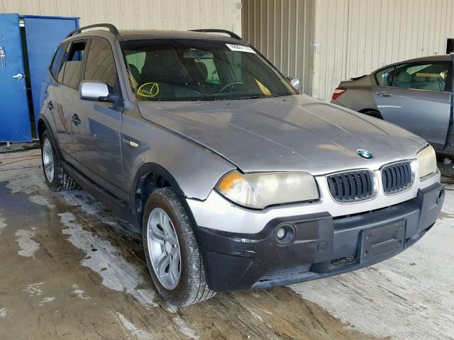 WBXPA93425WD04729 - 2005 BMW X3 3.0I GRAY photo 1