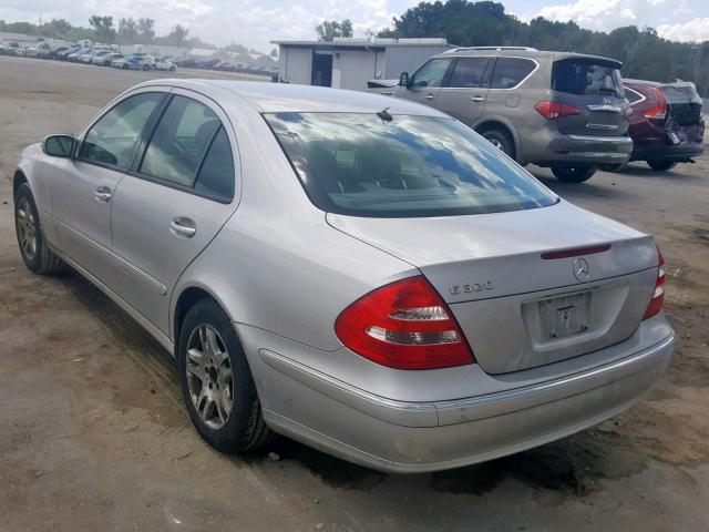 WDBUF65J13A173124 - 2003 MERCEDES-BENZ E 320 SILVER photo 3