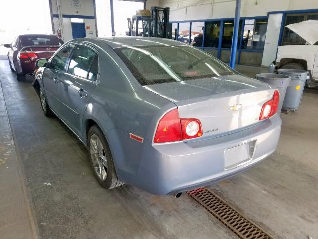 1G1ZH57B594268058 - 2009 CHEVROLET MALIBU 1LT BLUE photo 3