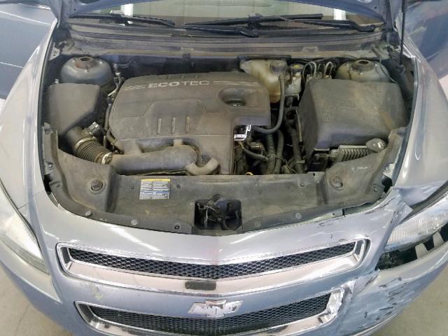 1G1ZH57B594268058 - 2009 CHEVROLET MALIBU 1LT BLUE photo 7