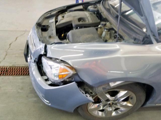 1G1ZH57B594268058 - 2009 CHEVROLET MALIBU 1LT BLUE photo 9