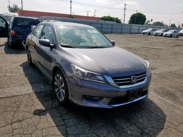 1HGCR2E52EA230368 - 2014 HONDA ACCORD SPO CHARCOAL photo 1