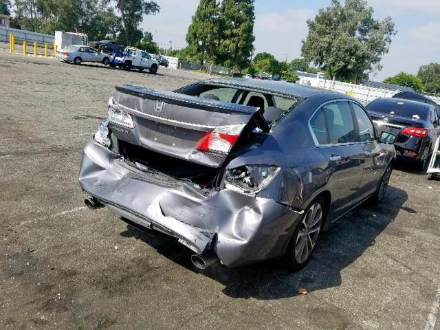 1HGCR2E52EA230368 - 2014 HONDA ACCORD SPO CHARCOAL photo 4