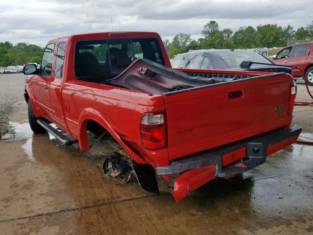 1FTYR14VX3TA28606 - 2003 FORD RANGER SUP RED photo 3