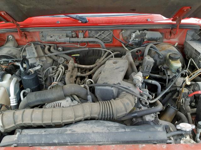 1FTYR14VX3TA28606 - 2003 FORD RANGER SUP RED photo 7