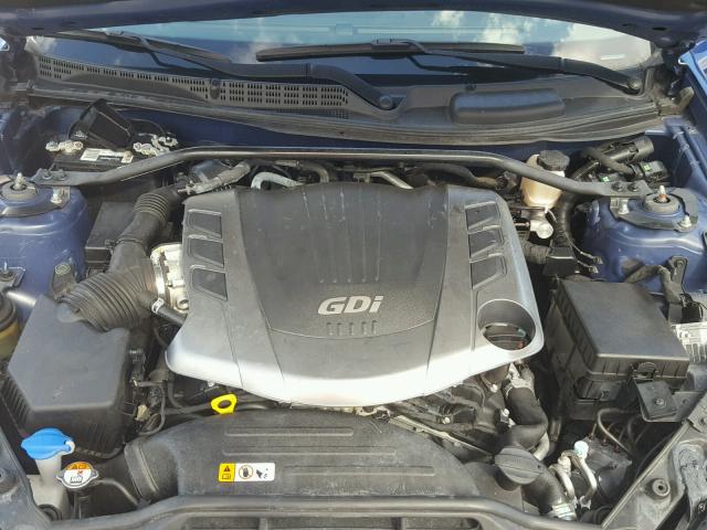 KMHHU6KJ5GU134467 - 2016 HYUNDAI GENESIS CO BLUE photo 7