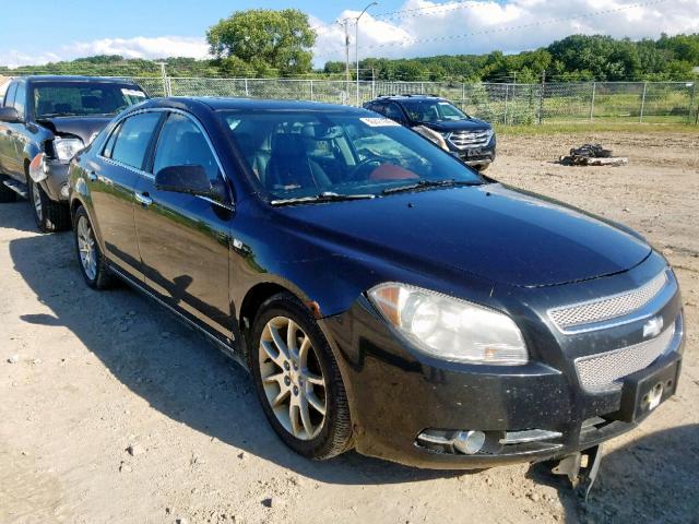 1G1ZK57778F186459 - 2008 CHEVROLET MALIBU LTZ შავი ფოტო 1