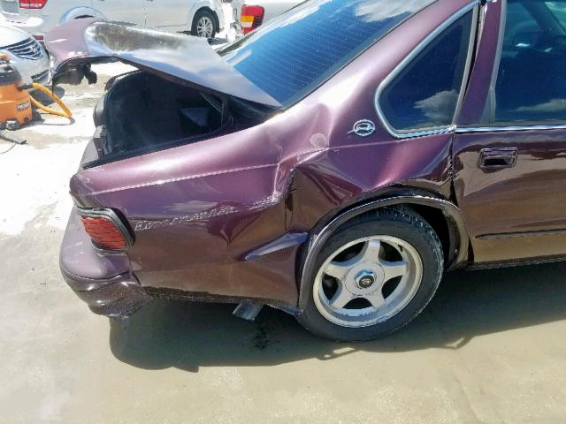 1G1BL52P3TR122609 - 1996 CHEVROLET IMPALA  SS PURPLE photo 9