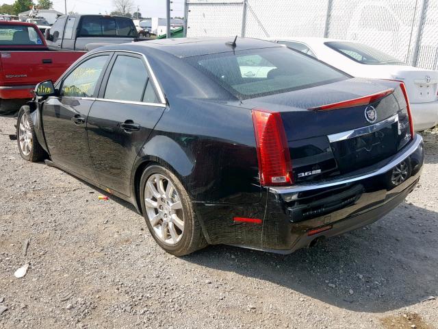 1G6DT57V480207917 - 2008 CADILLAC CTS HI FEA BLACK photo 3