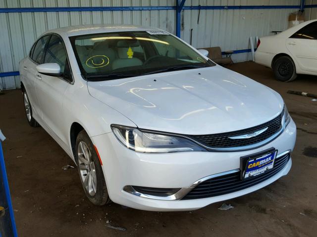 1C3CCCABXFN711341 - 2015 CHRYSLER 200 LIMITE WHITE photo 1