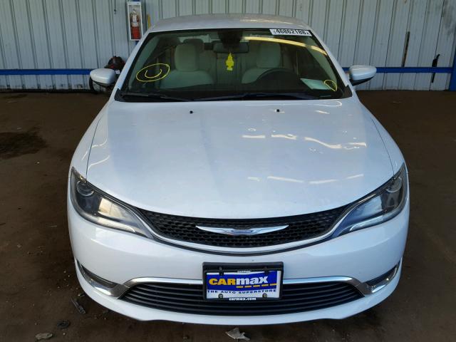 1C3CCCABXFN711341 - 2015 CHRYSLER 200 LIMITE WHITE photo 9