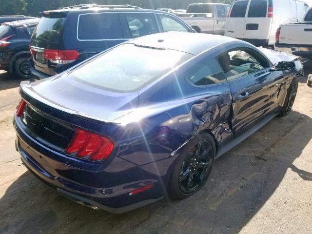 1FA6P8CF5K5166451 - 2019 FORD MUSTANG GT BLUE photo 4