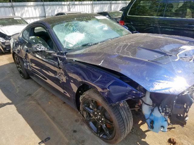 1FA6P8CF5K5166451 - 2019 FORD MUSTANG GT BLUE photo 9