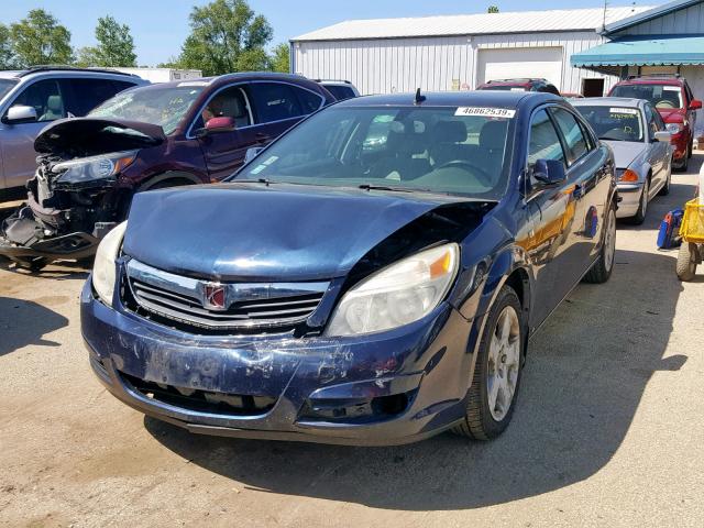 1G8ZS57B19F178669 - 2009 SATURN AURA XE BLUE photo 2