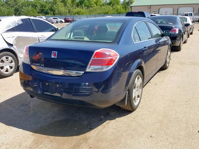 1G8ZS57B19F178669 - 2009 SATURN AURA XE BLUE photo 4