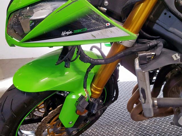 JKBZXJE18FA016367 - 2015 KAWASAKI ZX636 E GREEN photo 10