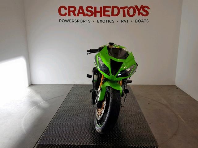 JKBZXJE18FA016367 - 2015 KAWASAKI ZX636 E GREEN photo 2