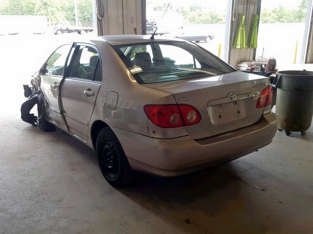 2T1BR32E18C884847 - 2008 TOYOTA COROLLA CE GOLD photo 3