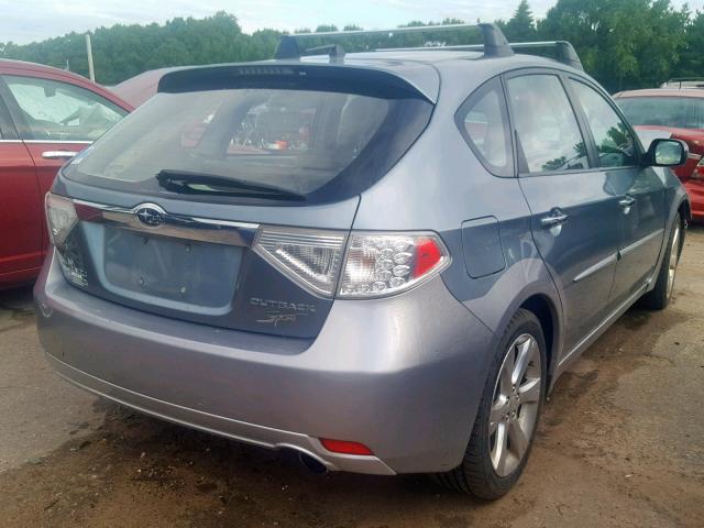 JF1GH63679H812765 - 2009 SUBARU IMPREZA OU GREEN photo 4