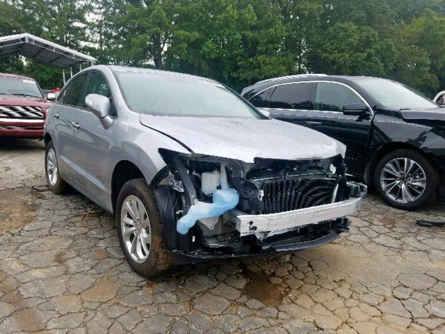 5J8TB3H55JL013823 - 2018 ACURA RDX TECHNO SILVER photo 1