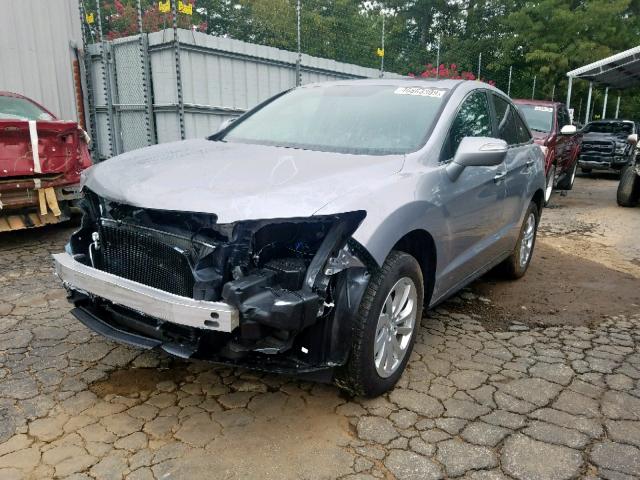 5J8TB3H55JL013823 - 2018 ACURA RDX TECHNO SILVER photo 2