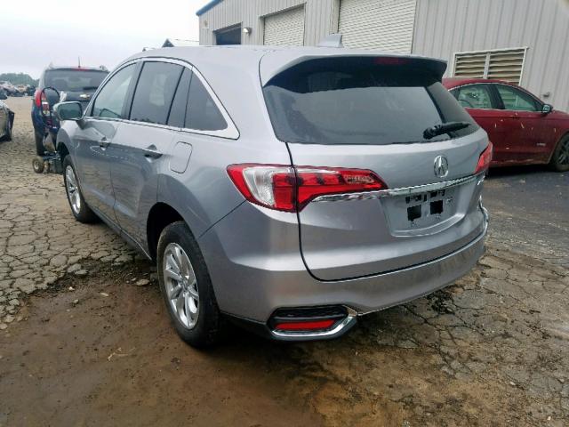 5J8TB3H55JL013823 - 2018 ACURA RDX TECHNO SILVER photo 3