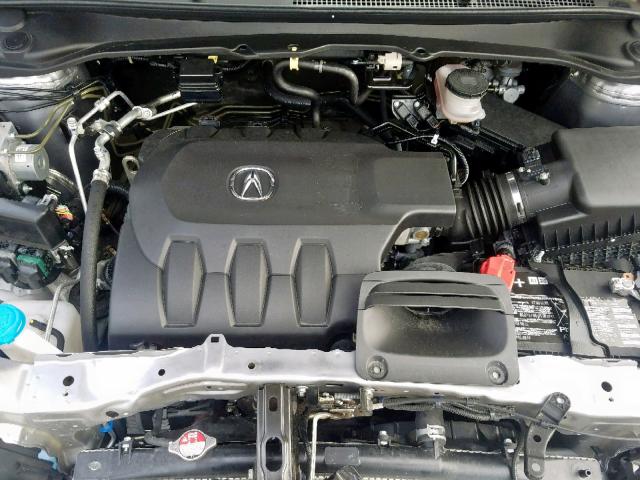 5J8TB3H55JL013823 - 2018 ACURA RDX TECHNO SILVER photo 7