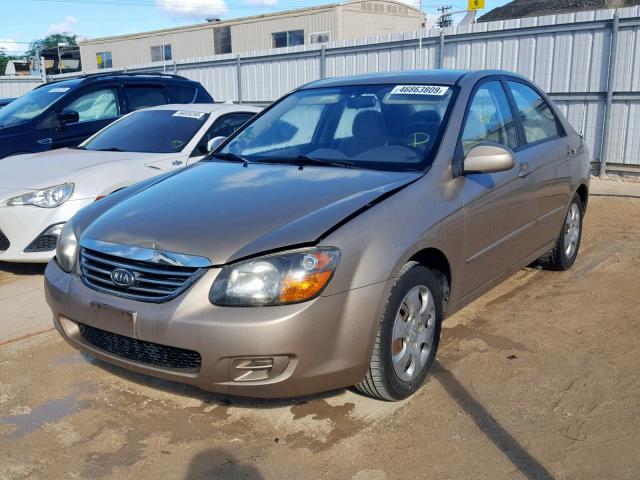 KNAFE221295610119 - 2009 KIA SPECTRA EX GOLD photo 2