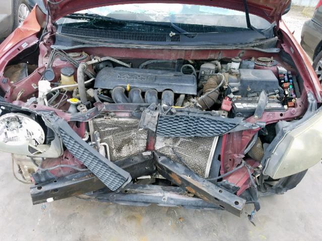 5Y2SL62824Z437974 - 2004 PONTIAC VIBE RED photo 7