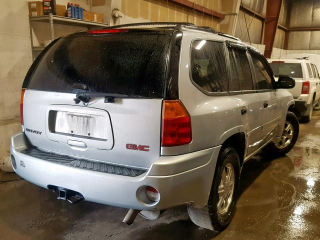 1GKDT13S182134872 - 2008 GMC ENVOY SILVER photo 4