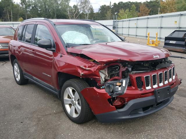 1J4NF1FB7BD134495 - 2011 JEEP COMPASS SP MAROON photo 1