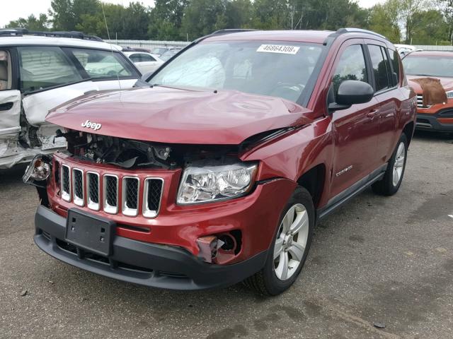 1J4NF1FB7BD134495 - 2011 JEEP COMPASS SP MAROON photo 2