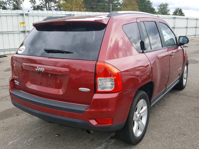 1J4NF1FB7BD134495 - 2011 JEEP COMPASS SP 栗色 照片 4