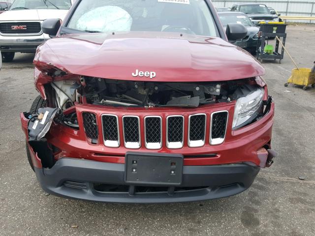 1J4NF1FB7BD134495 - 2011 JEEP COMPASS SP 栗色 照片 9