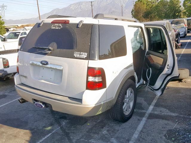 1FMEU64EX8UA84069 - 2008 FORD EXPLORER E WHITE photo 4