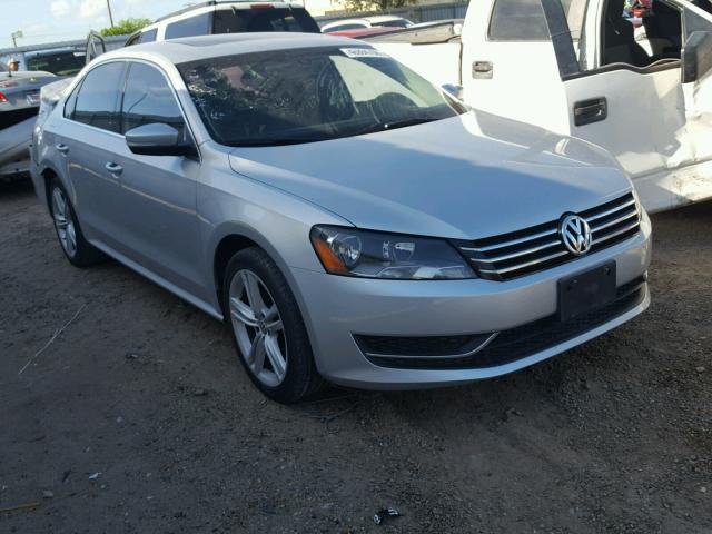 1VWBS7A3XEC100355 - 2014 VOLKSWAGEN PASSAT SE SILVER photo 1