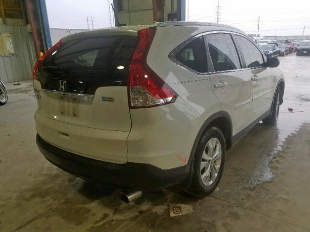 5J6RM3H7XEL039631 - 2014 HONDA CR-V EXL WHITE photo 4