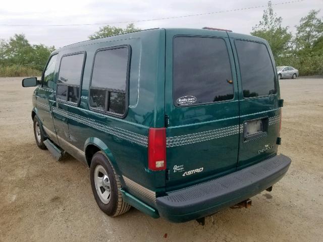 1GBDM19X32B114419 - 2002 CHEVROLET ASTRO GREEN photo 3