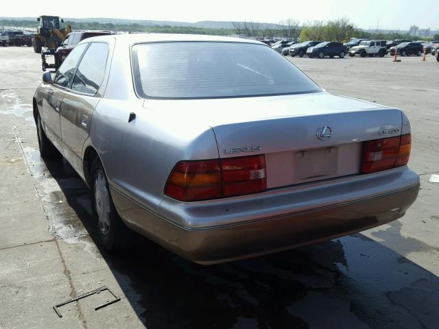 JT8UF22E7S0024186 - 1995 LEXUS LS 400 GOLD photo 3